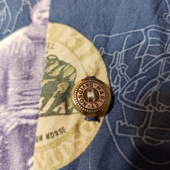 Harley Davidson Motorcycle Hawaiian Shirt - Picture 4 of 9